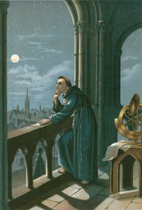 Roger Bacon observatoriossaan Oxfordissa