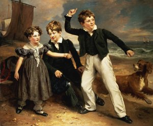 Ryhmämuotokuva Robertista, Jamesista ja Mary Sarahista, James Greenhalghin kolmesta lapsesta, 1830