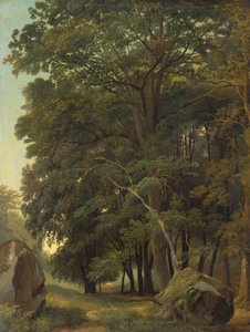 Metsäinen maisema tekijältä Ramsay Richard Reinagle