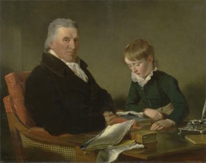 Francis Noel Clarke Mundy ja hänen pojanpoikansa William Mundy