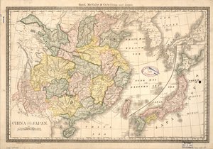 Kiina ja Japani LOC 2006458430 tekijältä Rand McNally and Company