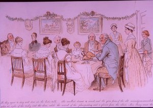 Joulu ateria tekijältä Randolph Caldecott