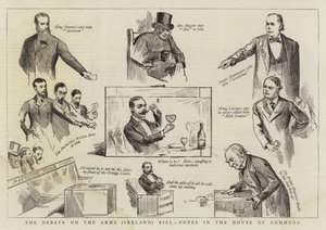Debate on the Arms (Irlanti) Bill, muistiinpanot alahuoneessa tekijältä Randolph Caldecott