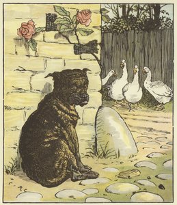 Talo, jonka Jack rakensi (väri litho) tekijältä Randolph Caldecott