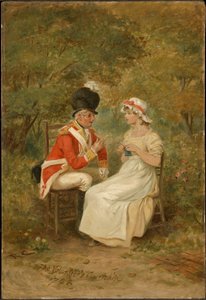 Vapaaehtoisen kosinta, 1798 tekijältä Randolph Caldecott