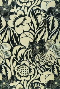 Mustat ja valkoiset kukat; Les Fleurs Noires et Blanches (Mustat ja valkoiset kukat) tekijältä Raoul Dufy