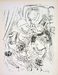 Le Boeuf sur le Toit tai Ei mitään tekemistä baari, Darius Milhaud Instrumentaalimusiikki tekijältä Raoul Dufy