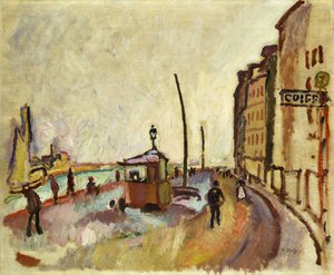 Le Havre, noin 1906-07 (öljy kankaalle). tekijältä Raoul Dufy