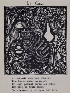 Kissa - teoksessa "Le Bestiaire ou cortege d