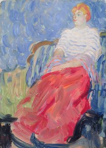 Muotokuva taiteilijan sisaresta, Suzanne Dufysta. tekijältä Raoul Dufy
