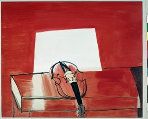 Asetelma viulun kanssa tekijältä Raoul Dufy