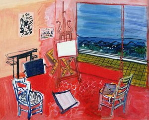 Studio Vence (öljy kankaalle) tekijältä Raoul Dufy