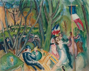 Kansantanssi; Le Bal Populaire tekijältä Raoul Dufy