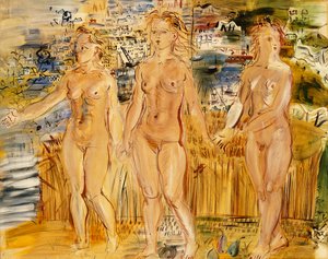 Kolme armoa; Les Trois Graces (Kolme armoa) tekijältä Raoul Dufy