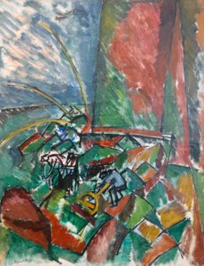 Trooleilla Le Havren sillalla tekijältä Raoul Dufy
