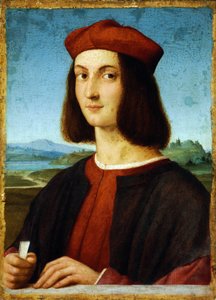 Retrat de Pietro Bembo (1470-1547) - pintura de Raphael (Raffaello Sanziofinnish)