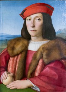 Nuoren miehen muotokuva omenalla, mahdollisesti Francesco Maria della Rovere, noin 1505 (maalaus)