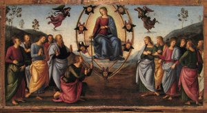 Fanon alttaritaulun Predella-paneeli, 1497 tekijältä Raffaello Sanzio Raphael