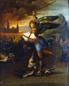 "Sant Miquel Arcàngel", c1503-1504 finlandès tekijältä Raphael