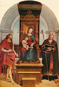 Ansidei Madonna, 1505, 1911 tekijältä Raffaello Sanzio Raphael