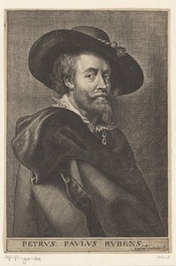 Peter Paul Rubensin muotokuva Peter Paul Rubens (otsikko esineessä) tekijältä Raphael Custos