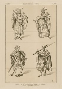 Hollannin ja Flanderin kreivit, 1400-luku