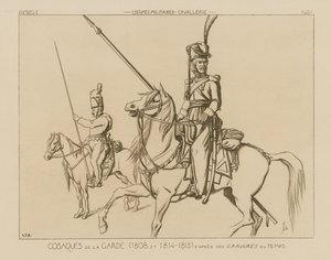 Venäjän kaartin kasakat (1808 ja 1814-15) tekijältä Raphael Jacquemin
