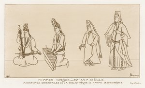 Turkkilaiset naiset 1400-1600-luvuilla tekijältä Raphael Jacquemin