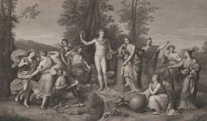 Apollo ja muusat Parnassuksella, 1784, 1784.