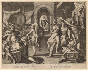 aSardanapalus entre les concubines, 1589. finlandès