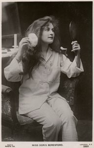 Doris Beresford, brittiläinen näyttelijä, 1900-luku. tekijältä Rapid Photo Company