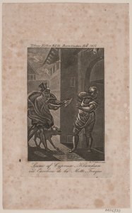 Cypresse-Knudsenin kohtaus. Lisäkupari Rosenbladenelle No. 6, 1837 tekijältä Rasmus Nicolai Nielsen