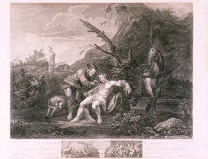 Laupias samarialainen, 1772 tekijältä Ravend