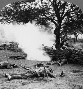 Ensimmäisen maailmansodan taistelukenttä, 1914-1918.