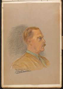Brittiupseerin muotokuva, heinäkuu 1915 (piirustus) tekijältä Reginald Copleston Bond