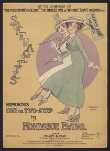 Montague Ewingin humoristinen One or Two Step, nuottien kansi (värilitho) tekijältä Reginald Rigby