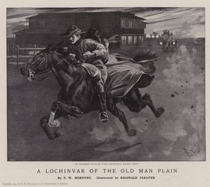 Vanhan miehen tasangon Lochinvar (litografia) tekijältä Reginald Thomas Cleaver