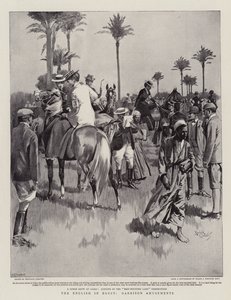 Englantilainen Egyptissä, Garrison Amusements (litografia) tekijältä Reginald Thomas Cleaver