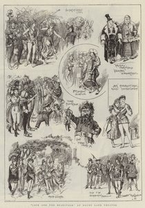 "Jack and the Beanstalk" Drury Lane -teatterissa (kaiverrus) tekijältä Reginald Thomas Cleaver