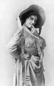 Evie Greene 1876-1917, englantilainen näyttelijä, 1902-1903.
