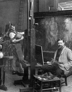 Sir Frank Brangwyn 1867-1956, walesilainen taiteilija, 1911-1912.