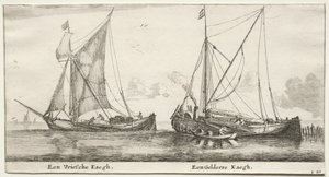 Amsterdamin laivat: Friisilainen Bilander. Gelderland Bilander.