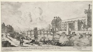Näkymät Pariisiin: Näkymä Louvrelle ja Tuileries