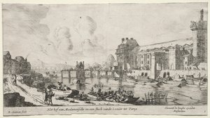 Näkymät Pariisiin: Näkymä Louvrelle ja Tuileries