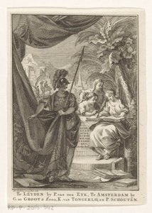 Arabimperiumin allegoria Arabien nykyhistoria, kolmas osa (otsikko esineessä) Nimisivu: S.n., Hedendagche historie tai Yleisen historian jatko, 1764