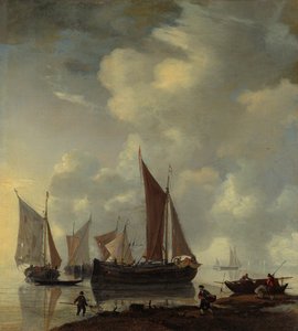 Rannikkokuvaus, 1600-luvun puoliväli. tekijältä Reinier Zeeman