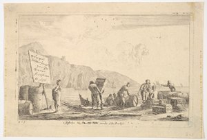 Seaport Scene, 1600-luku. tekijältä Reinier Zeeman