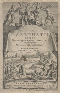 Keisari ja oikeus voitonvaunuissa Nimisivu: A. Thysius jr., Opera, quæ extant, omnia, 1649 tekijältä Reinier van Persijn