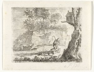 Rukoileva pyhiinvaeltaja tekijältä Reinierus Albertus Ludovicus baron van Isendoorn à Blois