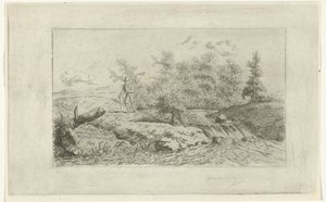 Mies vesiputouksella tekijältä Reinierus Albertus Ludovicus baron van Isendoorn à Blois